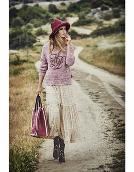 jersey Highly Preppy oversize rosa para muher