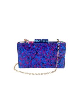 Clutch Papeles Morado para Mujer