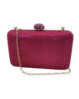 Clutch Brillos Fucsia para Mujer