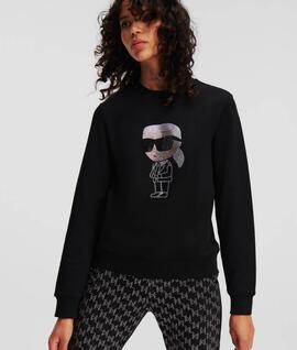 Sudadera con Pedrería Karl para Mujer