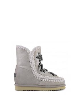 Botas MOU Inner Wedge Crystal stars para mujer