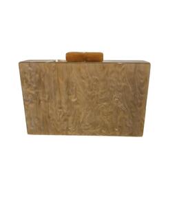 Clutch Rectangular Oro para Mujer