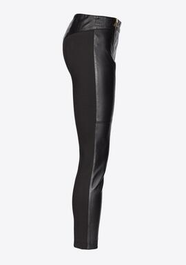 Legging Pinko Piel Negro para Mujer