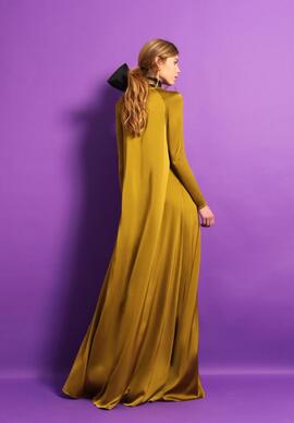 Kaftan Victoria Kaki Negro para Mujer