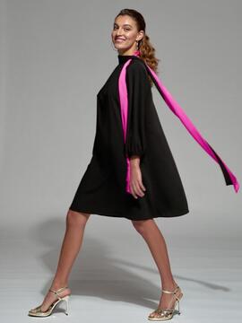 Vestido Paris Moskada Negro para Mujer