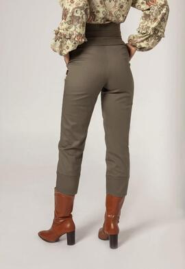 Pantalón Masavi Fajín Khaki para Mujer
