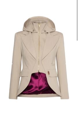 Blazer Masavi Griso Arena Capucha para Mujer