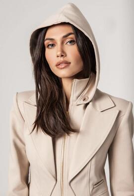 Blazer Masavi Griso Arena Capucha para Mujer
