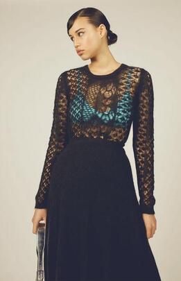 Conjunto Montoto Jersey y Falda Negra para Mujer