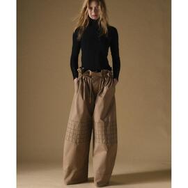 Pantalón Zaitegui Frunces Camel para Mujer