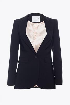 BLAZER MANGATA ENTALLADA NEGRA
