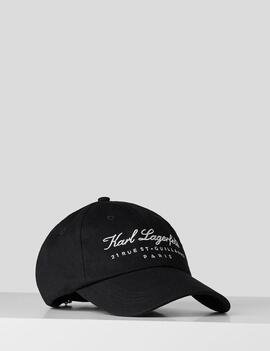 Gorra Karl Lagerfeld Negra para Mujer
