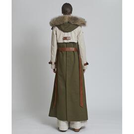 Gabardina Zaitegui Pelo Tricolor para Mujer