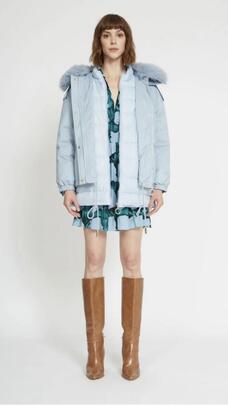 Parka Silvian Heach Celeste para Mujer