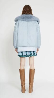 Parka Silvian Heach Celeste para Mujer