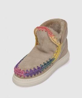 Mou Eskimo Sneaker Bold Rainbow St Camel para Mujer