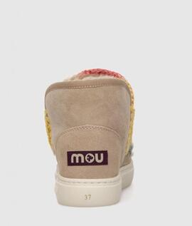 Mou Eskimo Sneaker Bold Rainbow St Camel para Mujer