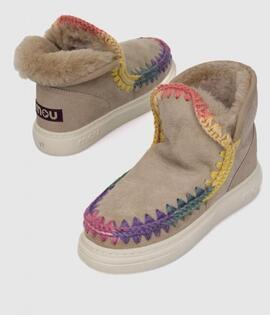 Mou Eskimo Sneaker Bold Rainbow St Camel para Mujer