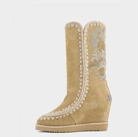 Mou French Toe Texan Hotfix Tabaco para Mujer