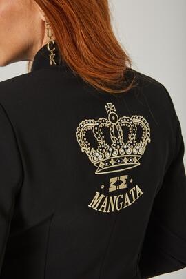 Chaqueta Mangata Army Negra para Mujer