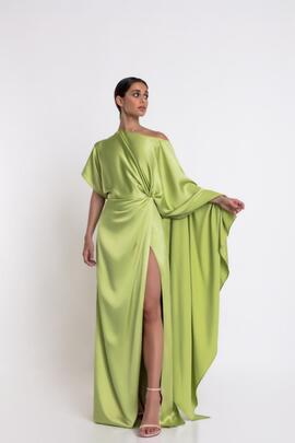 Vestido Matilde cano Envolvente verde para Mujer