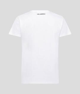 Camiseta Karl Lagerfeld Ikonik Blanca para Mujer