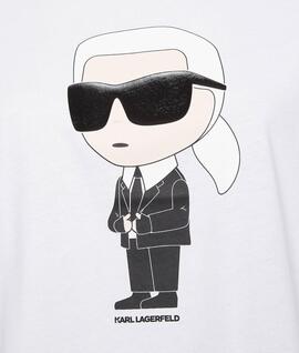 Camiseta Karl Lagerfeld Ikonik Blanca para Mujer