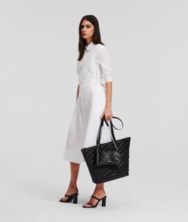 Vestido Karl Lagerfeld Camisero Blanco para Mujer