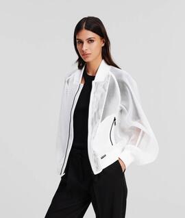 Bomber karl Lagerfeld Malla Blanca para Mujer