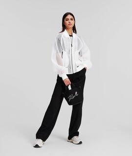 Bomber karl Lagerfeld Malla Blanca para Mujer