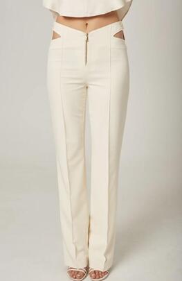 Pantalón Masavi Cut Out Beige para Mujer