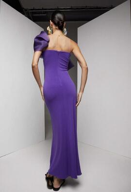 Vestido Alicia Rueda Lazo Morado para Mujer