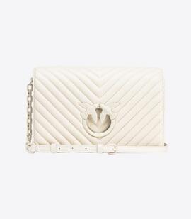 Bolso Pinko Love Click Classic Blanco para Mujer