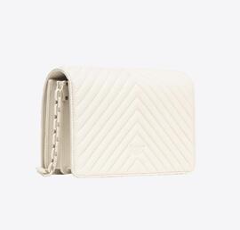 Bolso Pinko Love Click Classic Blanco para Mujer