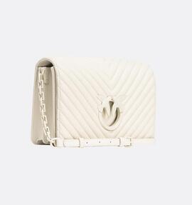 Bolso Pinko Love Click Classic Blanco para Mujer