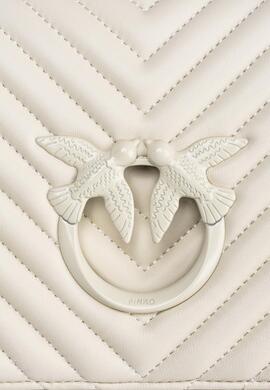 Bolso Pinko Love Click Classic Blanco para Mujer