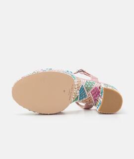 Sandalias Kurt Geiger Plataforma Rosas