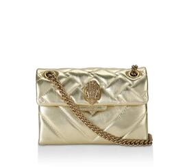 Bolso Kurt Geiger Leather Mini Kensigton Dorado para Mujer