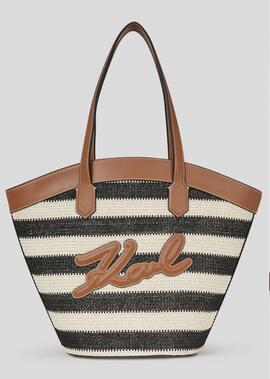 Bolsos Karl Lagarfeld Tote Raff Marón para Mujer