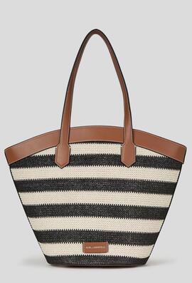 Bolsos Karl Lagarfeld Tote Raff Marón para Mujer