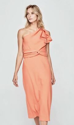 Vestido Unlimited Andrea Naranja para Mujer