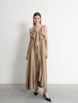 Vestido Kaos Lencero Dorado para Mujer