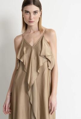 Vestido Kaos Lencero Dorado para Mujer