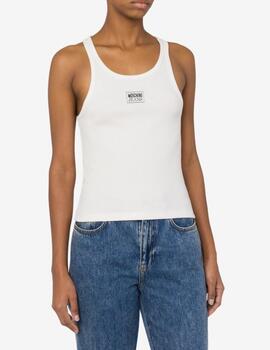 Top Moschino Basico Blanco para Mujer