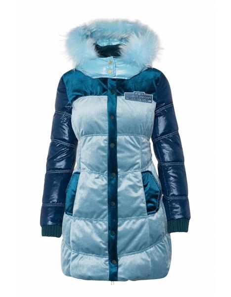 Parka Reversible Azul Celeste