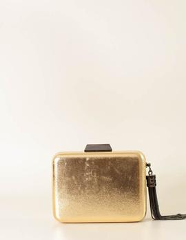 Cartera Fiesta Oro Adorno Cadena para Mujer