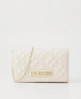 Bolso Moschino Love Acolchado Beige