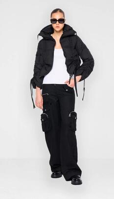 Pantalón Silvian Heach Cargo Negro para Mujer