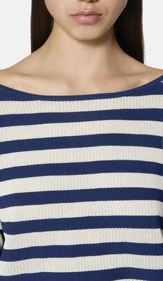 Jersey Silvian Heach Rayas Cuello Barco Azul