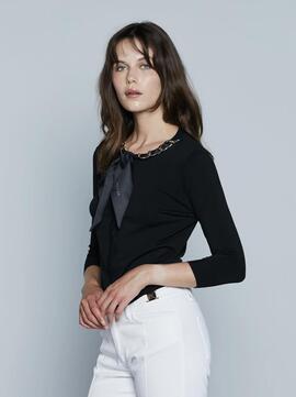 Cardigan Relish Cadena Negra
